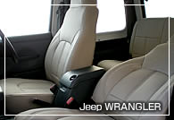 レザーシートカバーLUXUR-SPOLTデザイン装着例 Jeep Erangler